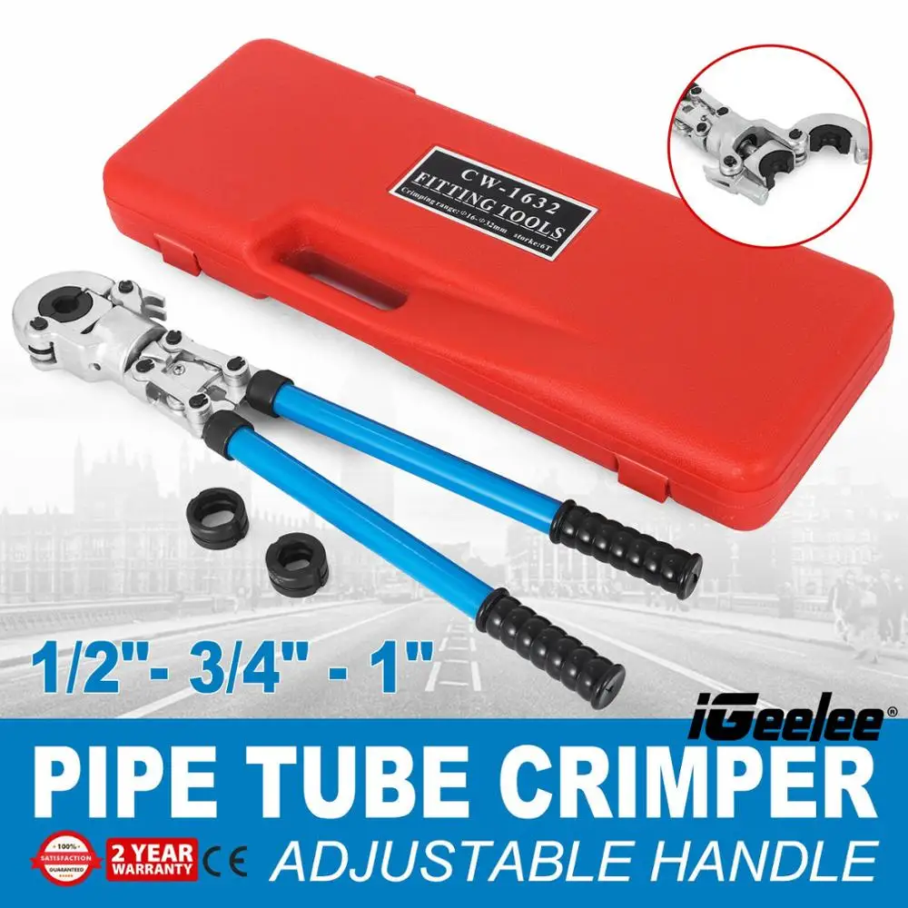 Медь трубы Пресс &amp Pex обжимной инструмент-Elkhart Conex Viega Pro Nibco Propres с 1/2 &quot 3/4&quot 1