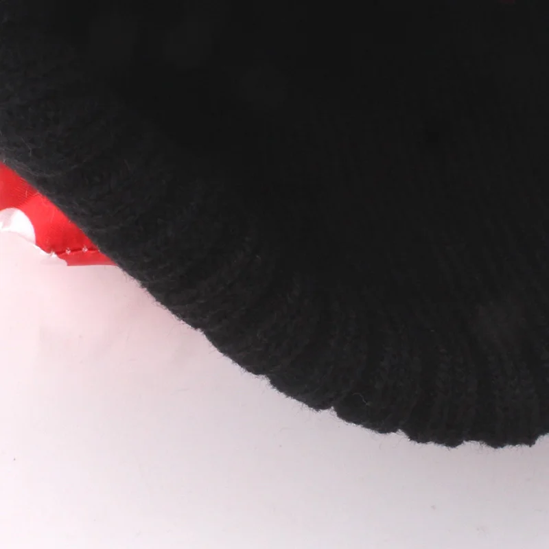 Double Pom Baby Hat Mickey Ear Beanie Girl Boy Bonnet Dot Big Bowknot Knitted Warm Hats Caps 6M-5T | Детская одежда и обувь