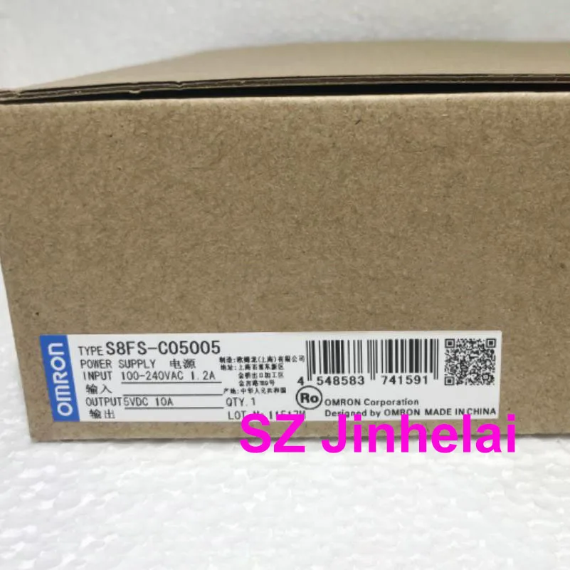 

OMRON S8FS-C05005 Authentic original Switching power supply 50W 5VDC 10A