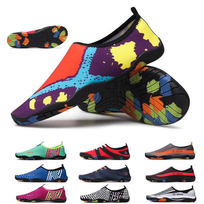 Сандалии унисекс водные Нескользящие для подводного плавания и серфинга летняя