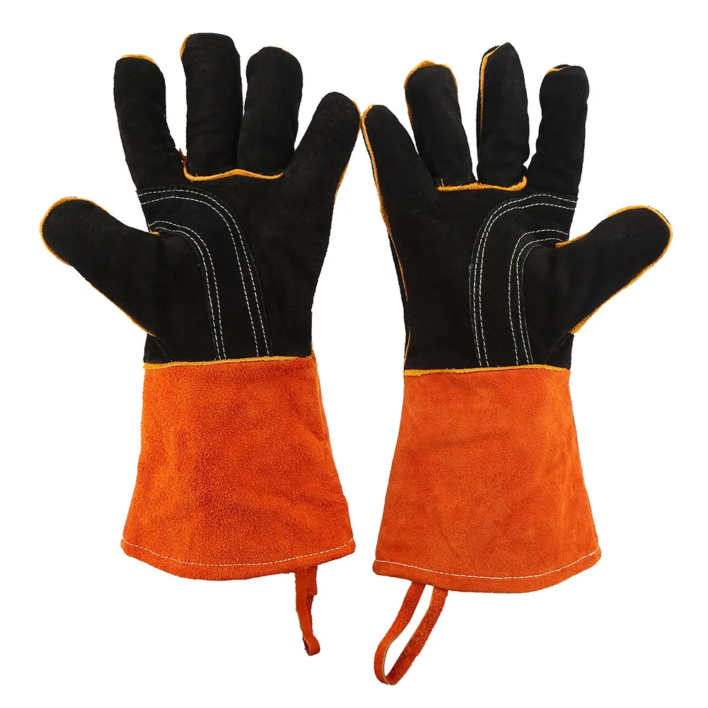 

1Pair Thicken Outdoor Barbecue BBQ Oven Grill Heat Resistant Cooking Protection Gloves