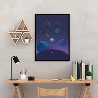outer wilds planets poster design video game poster art print canvas painting wall pictures living room home decor no frame