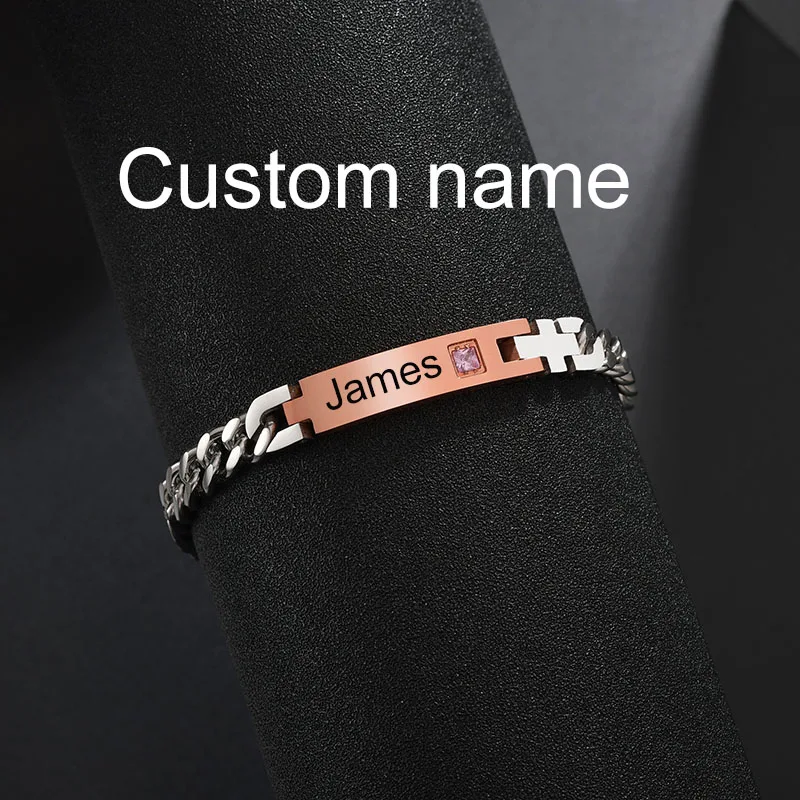 ELSEMODE индивидуальная гравировка влюбленных циркониевые амулеты индивидуальное