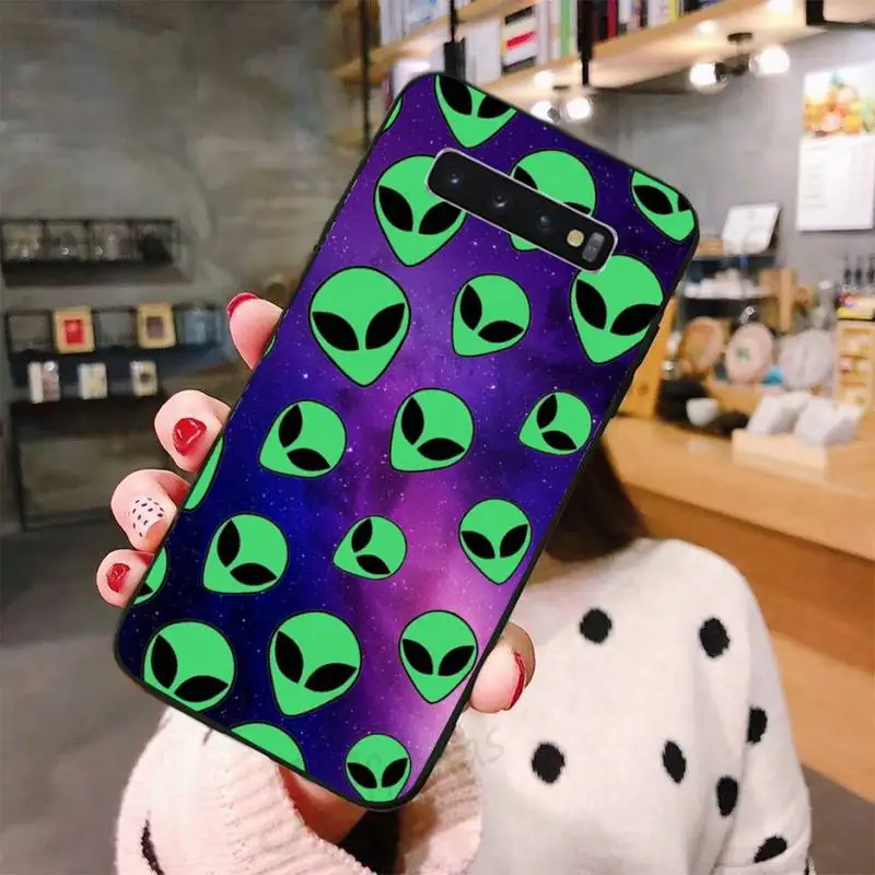 

Alien starry sky clouds Phone Case For Samsung A50 A51 A71 A20E A20S S10 S20 S21 S30 Plus ultra 5G M11 funda shell