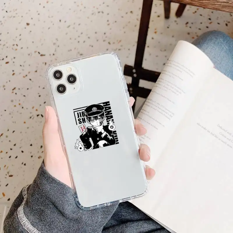 

Jamular Toilet Bound Hanako Kun Phone Case Transparent for iPhone 11 12 mini pro XS MAX 8 7 6 6S Plus X 5S SE 2020 XR