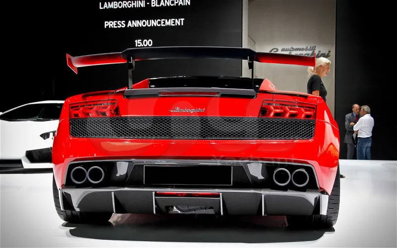 Автомобильные стильные аксессуары из углеродного волокна задний спойлер крыло