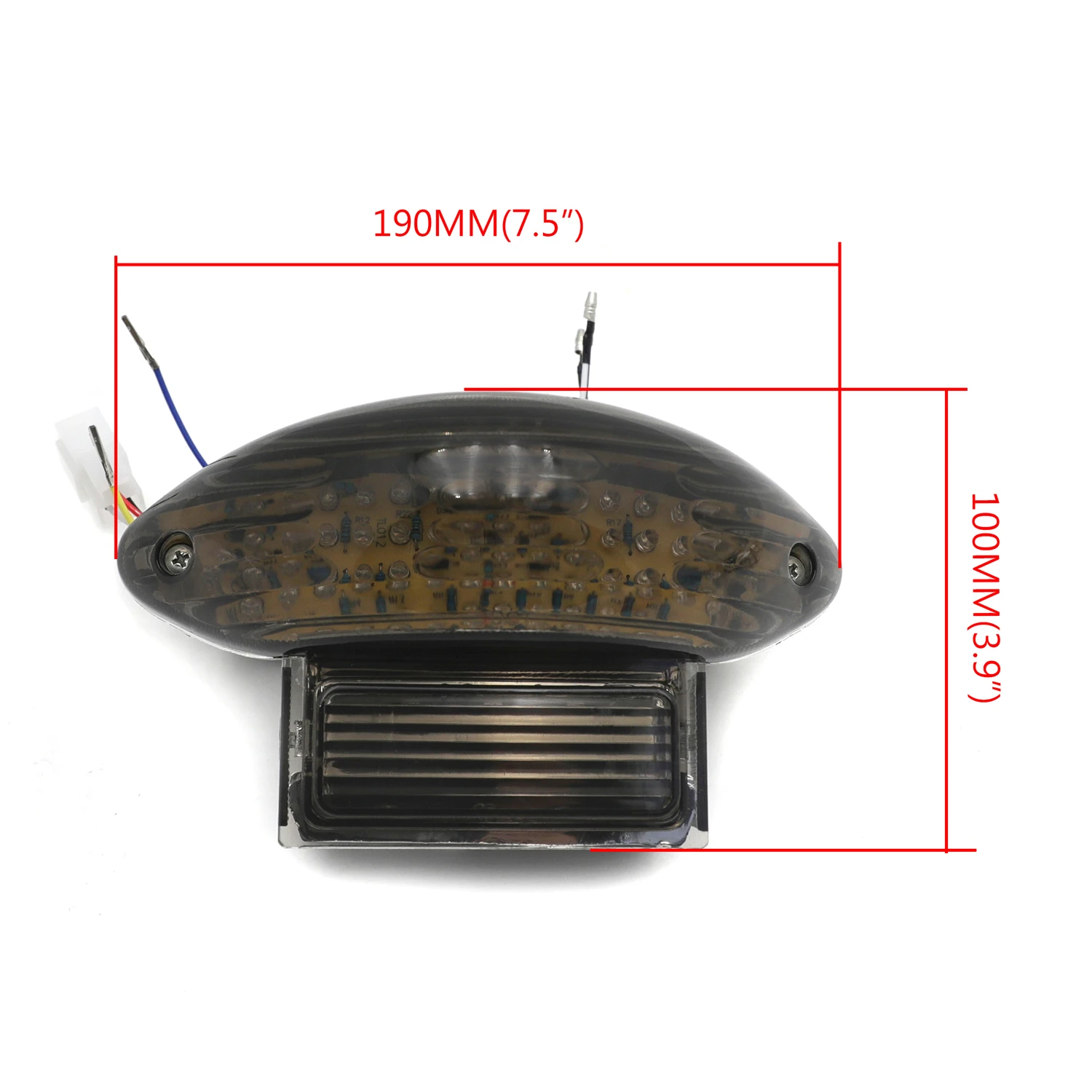 Дыма хвост светильник для Suzuki GSX1300R Hayabusa Катана GSX 600 GSX600F 750 GSX750F Aftermarket Бесплатная