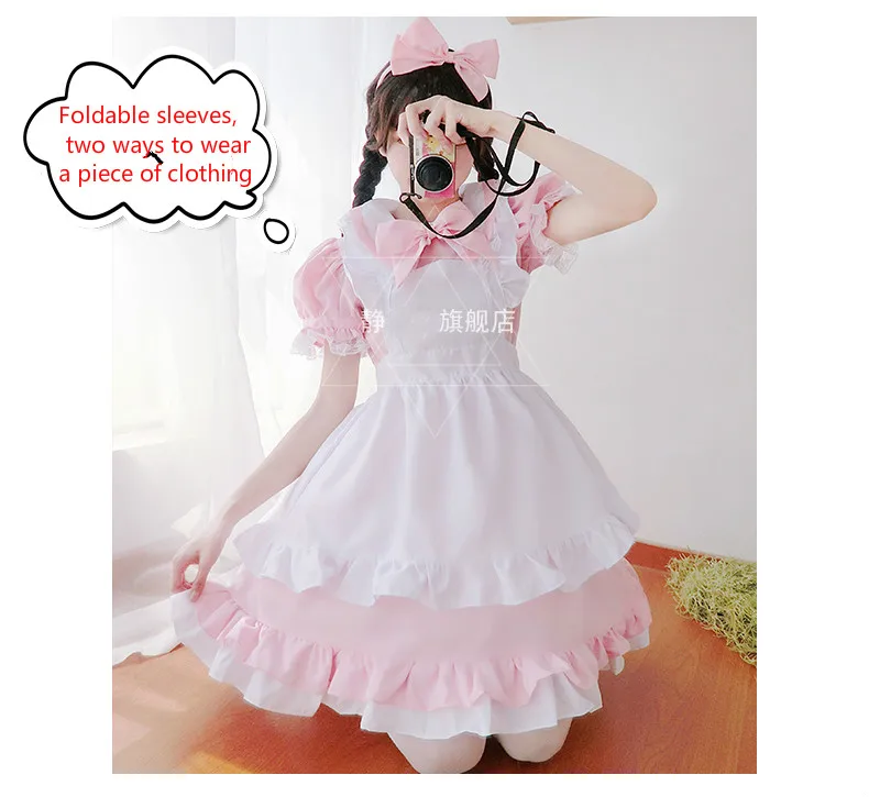 Женский костюм для косплея на Хэллоуин из аниме Приключения Алисы голубое