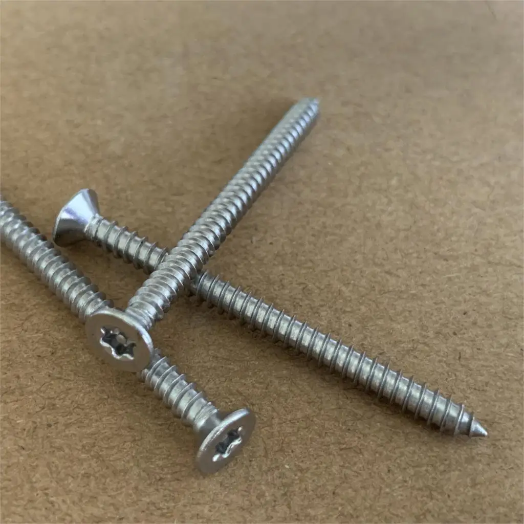 Wkooa ST3.9x50mm Самонарезающий штифт безопасности в Torx Drive потайная плоская головка из