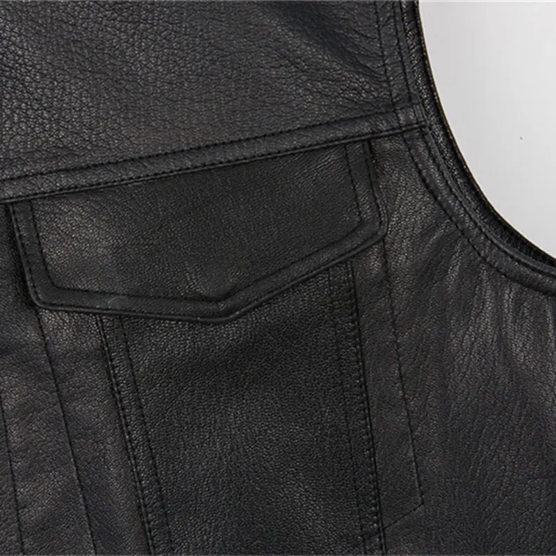 Жилет сынов анархии панк рок Соа Джакс Теллер карнавальный костюм Черная Кожаная