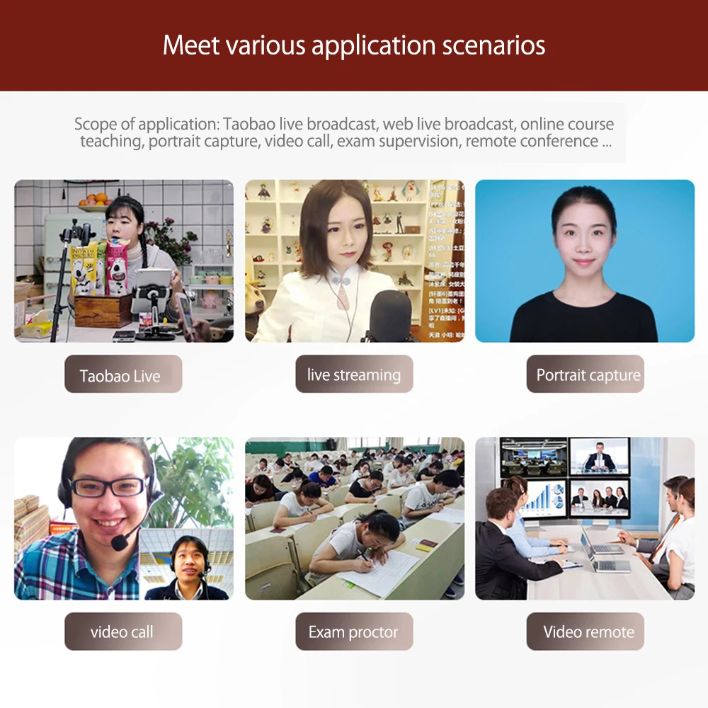 1080P HD веб камера С микрофоном для настольных компьютеров с разъемом USB игры в