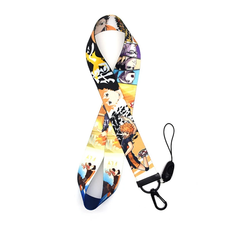 

1pcs Anime Volleyball Juvenile Cosplay Kimetsu No Yaiba Kamado Tanjirou Lanyard Hanging Keychain Toys