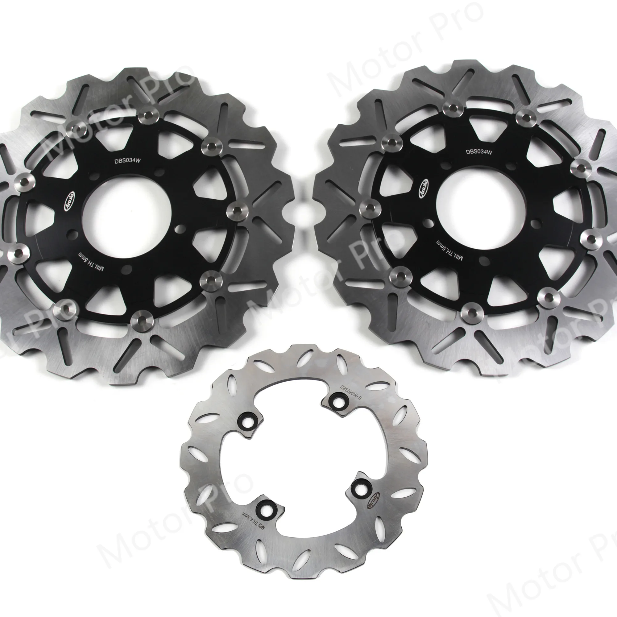 Комплект тормозных дисков для Kawasaki Z750 2004 2005 2006 аксессуары мотоциклов Z 750 04 05 06 Z1000