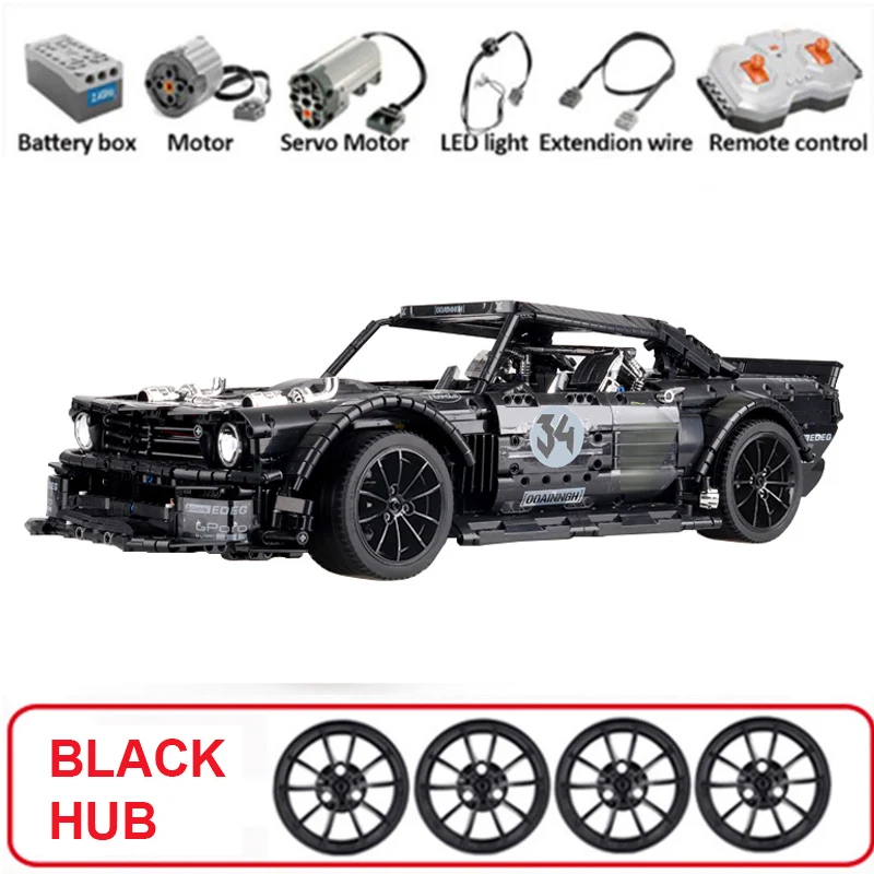 NO BOX Супер гоночный автомобиль 23009 23010 20086 совместимый Technic 42083 MOC-22970 MOC-23010 строительные блоки кирпичи игрушки подарки - Цвет: NO BOX
