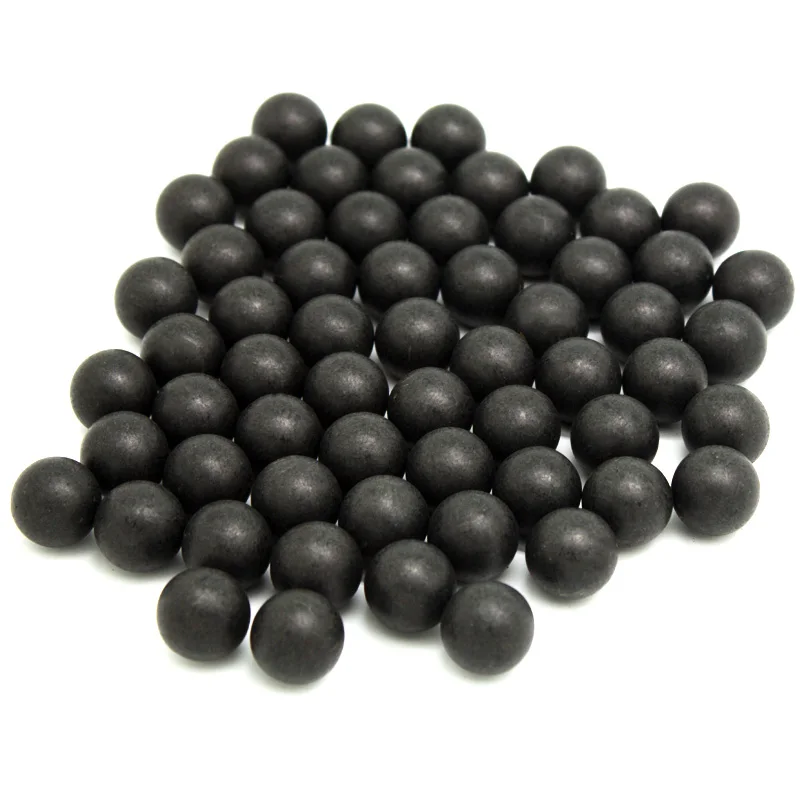 Black 100 шт./пакет 0,6" жесткий пластиковый мяч многоразовый нейлоновый шарик - Цвет: Black