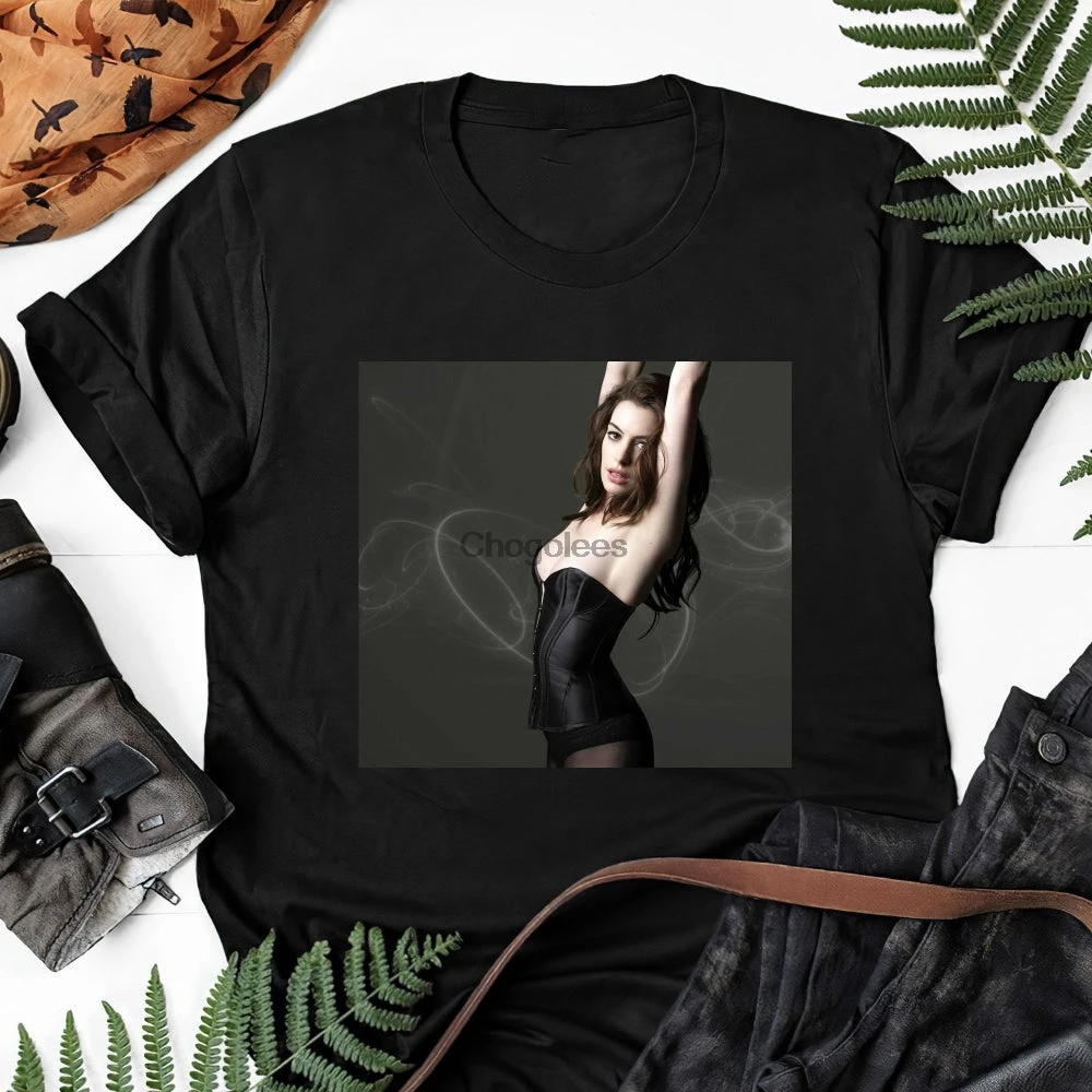 Эротическая Коллекционная футболка Anne Hathaway с эксклюзивным фотоподарком