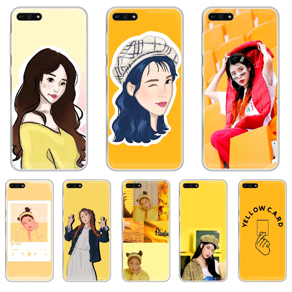 Чехол для телефона IU Bbibbi CARD Kpop корпус HUAWEI honor mate 8 9 10 20 30 A S X i pro lite прозрачный чехол