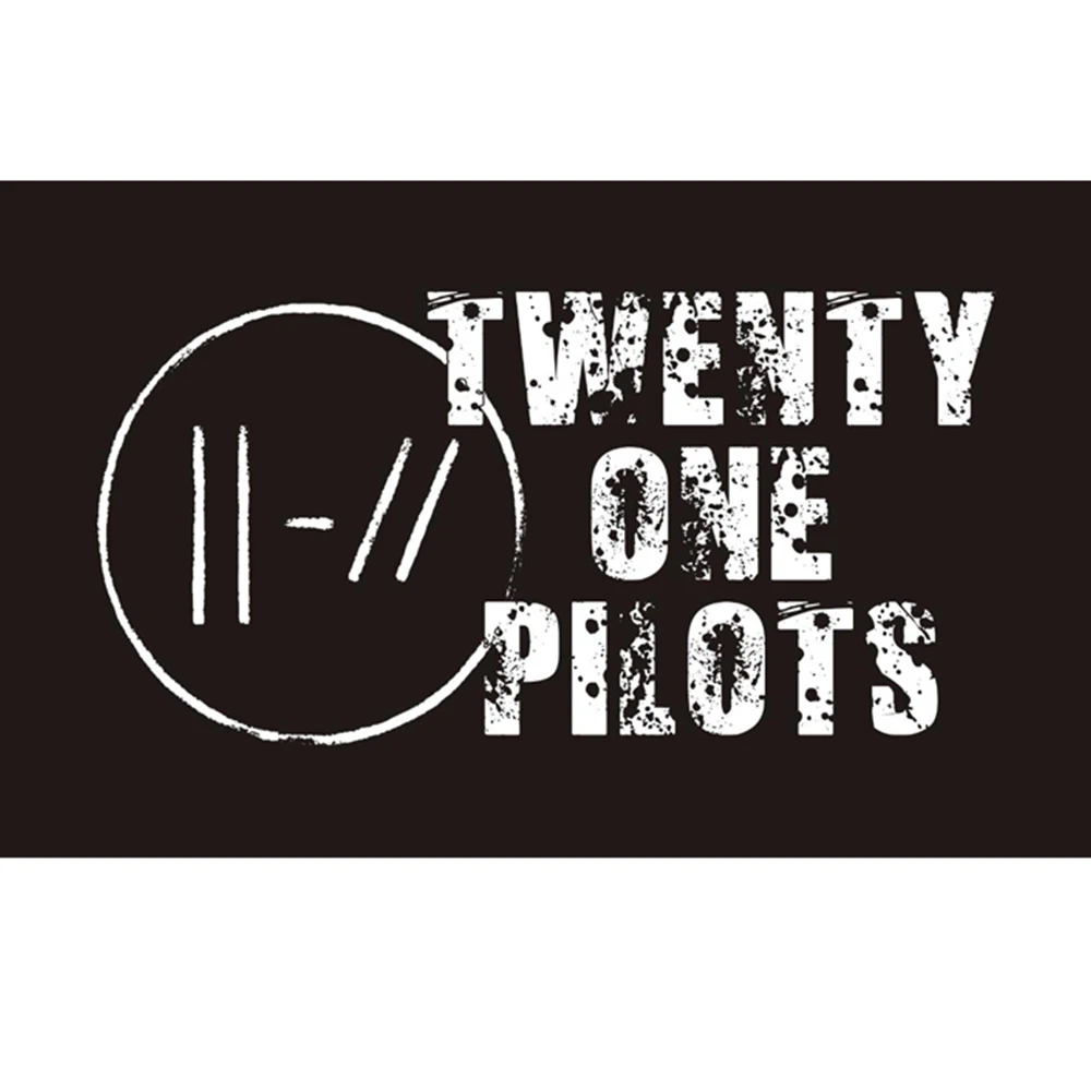 Недорогой флаг 3x5ft Twenty One Pilots баннер для украшения крытой или наружной двери