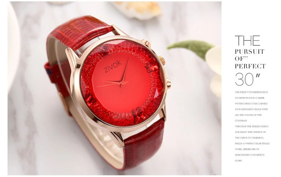 ZIVOK спортивные наручные часы для женщин reloj mujer лучший бренд роскошные женские часы-браслет женские часы с большим циферблатом кожаным