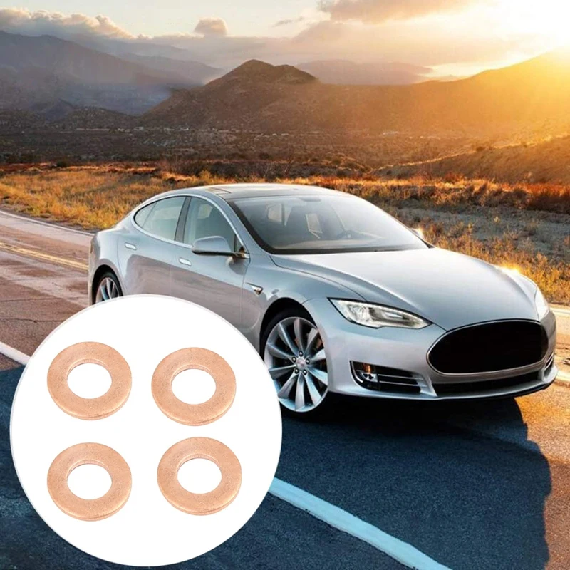 

4 шт., медная шайба для ford Transit MK7 2,2 2,4 3,2