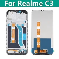 lcd display digitizer touch screen assembly 6 5 for realme c3 rmx2027 rmx2020 rmx2021 display replacement