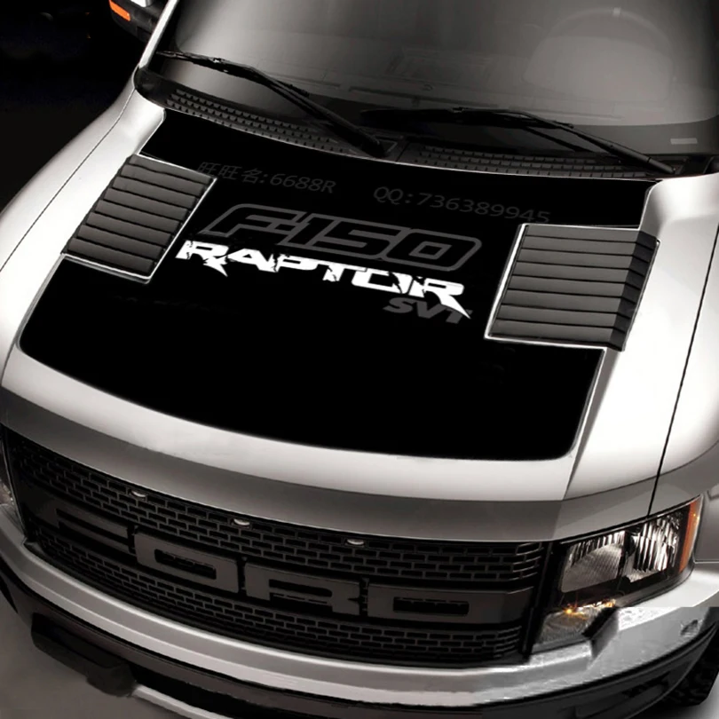 Виниловая наклейка на передний двигатель для Ford F150 Raptor 2009 2010 2011 2012 2013 2014