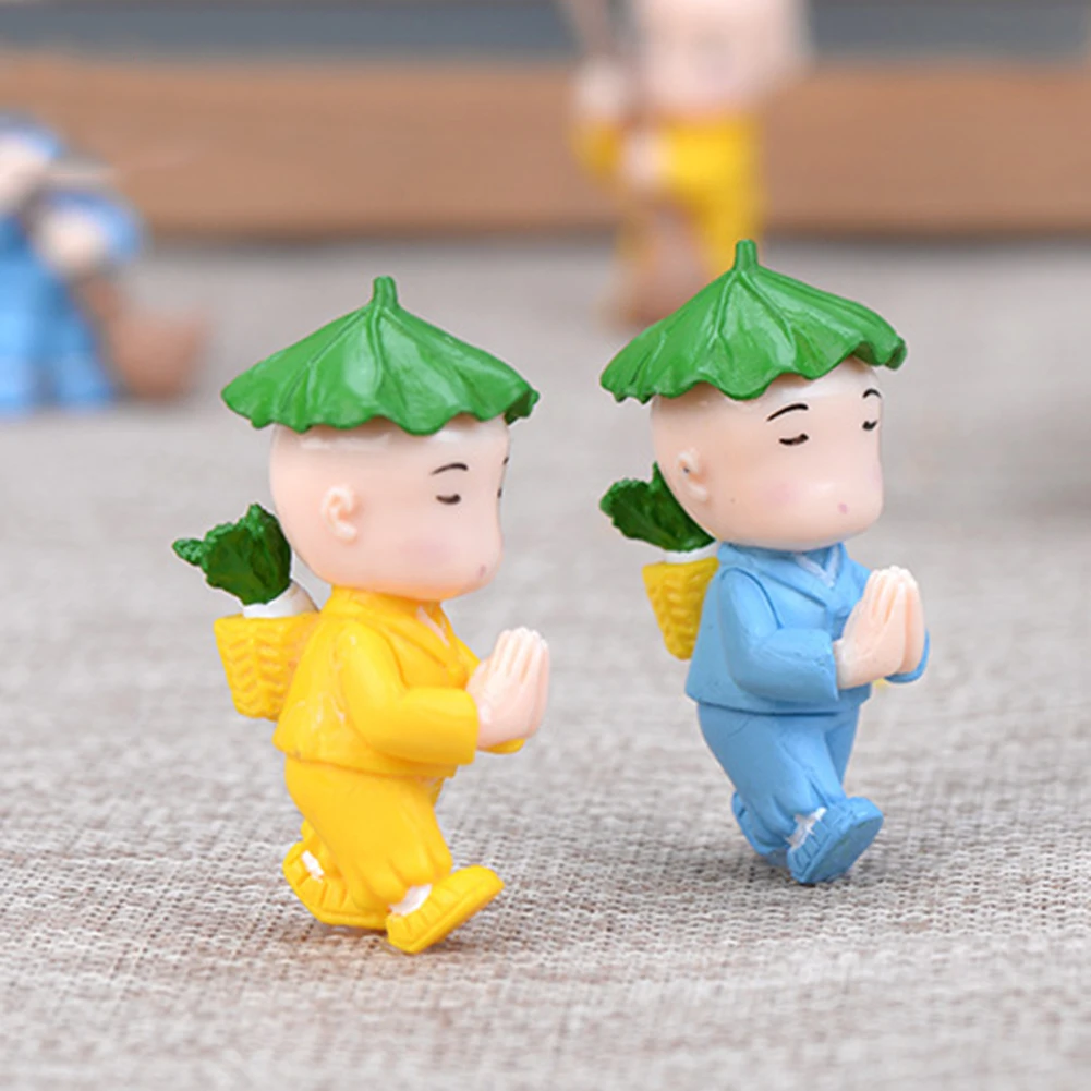 1/кабельный тестер кабеля 8 шт. Милая смола и рисунком кунг фу статуэтки монахов