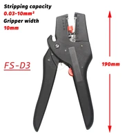 fse fs d3 self adjusting insulation pliers wire stripper 0 03 10mm2 cutter cable scissors wire stripper tool colors