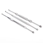 Скребок для удаления ушной пробки, спиральный, из нержавеющей стали, 1 шт.