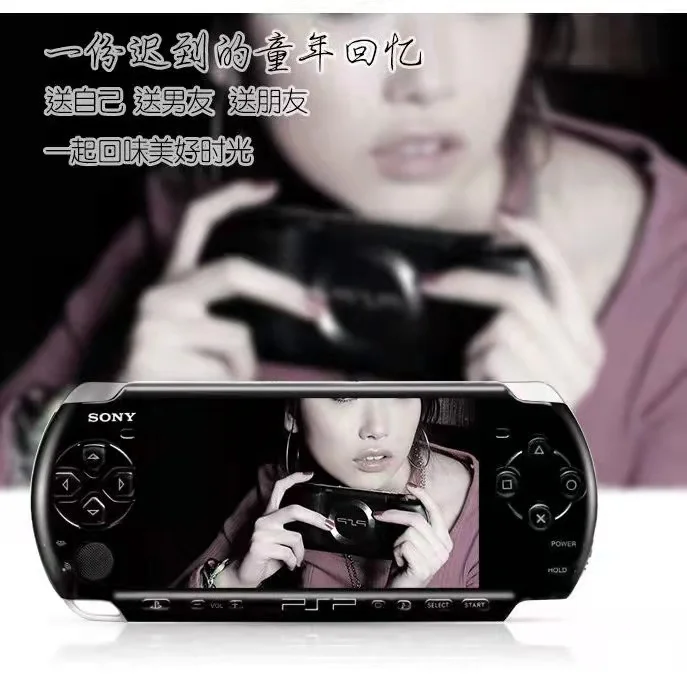 Original PSP refurbished for Sony 1000 PSP-1000 game console 16 32GB 64GB 128GB memory card black handheld | Электроника