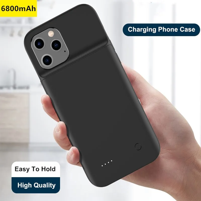 6800 мАч портативный аккумулятор для телефона чехол iPhone 12 Pro Max Power Bank батарея