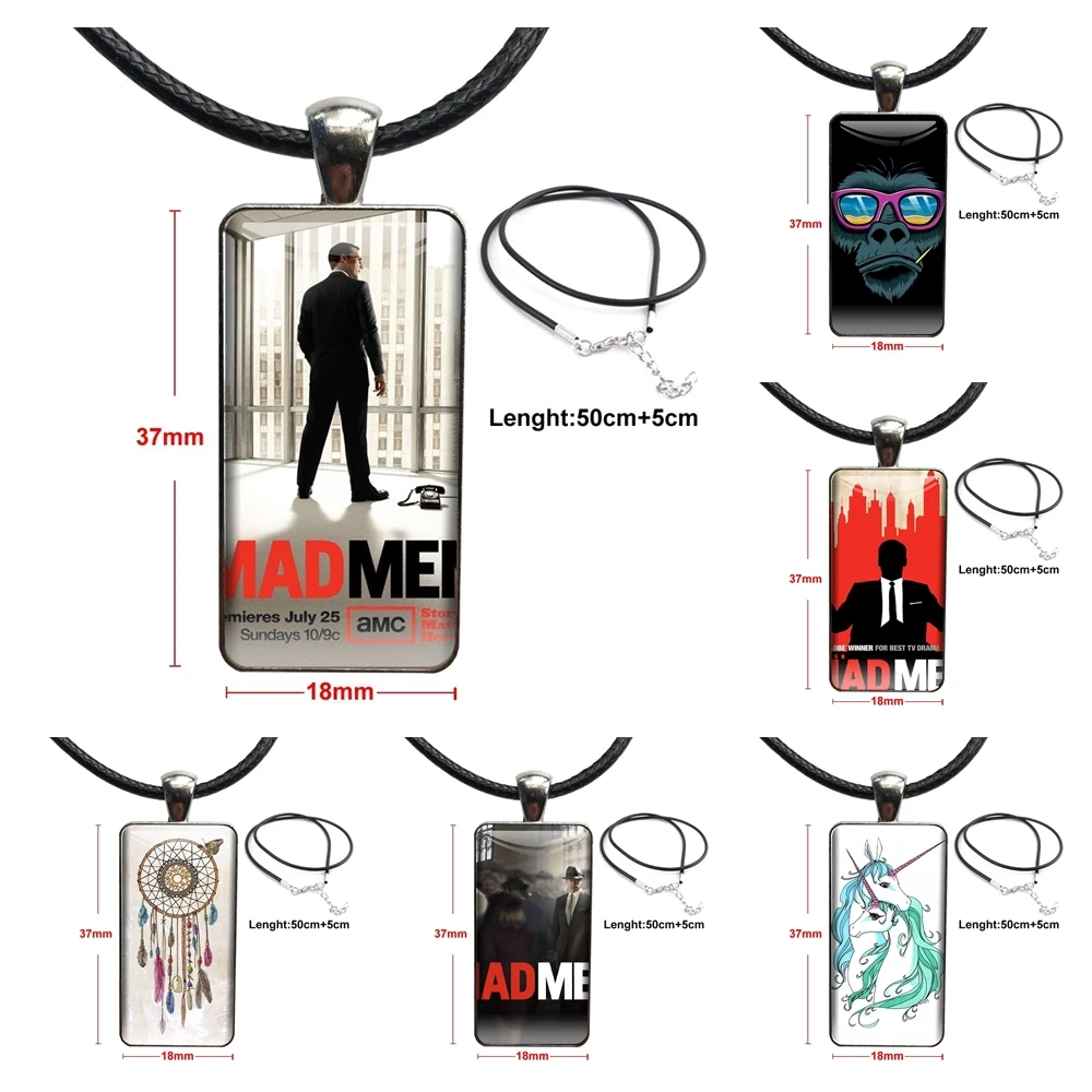 ТВ-сериал сумасшедшие мужчины плакат разумная цена модная стеклянная подвеска