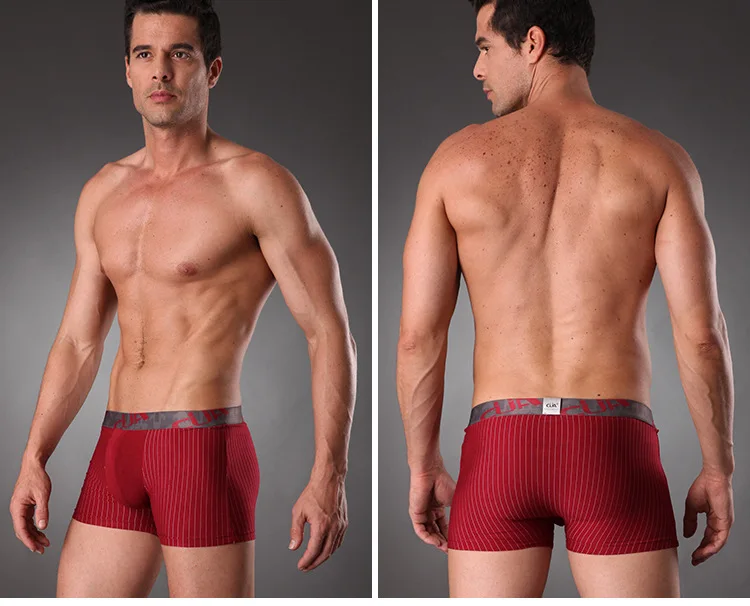 Новинка мужское нижнее белье Бамбуковые Боксеры мужские трусы сетчатые