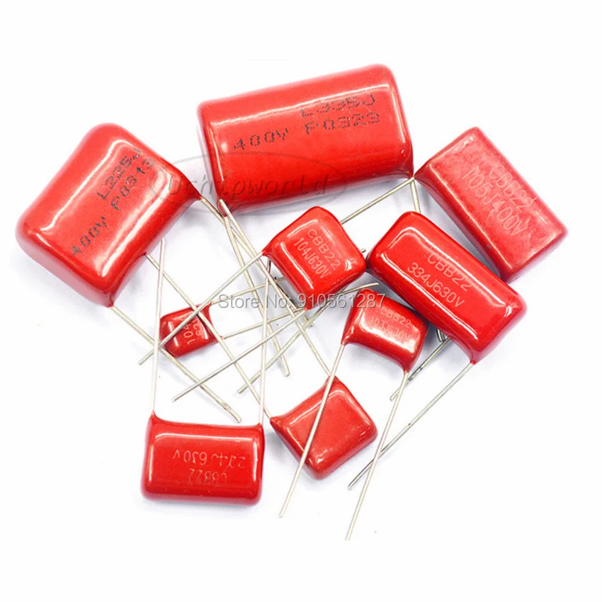 Пленочный Конденсатор CBB шаг 10 мм 400 в 103 104 153 154 223 224 274 333 334 473 474 564 683 J 10NF 15NF 22NF 270NF 33NF