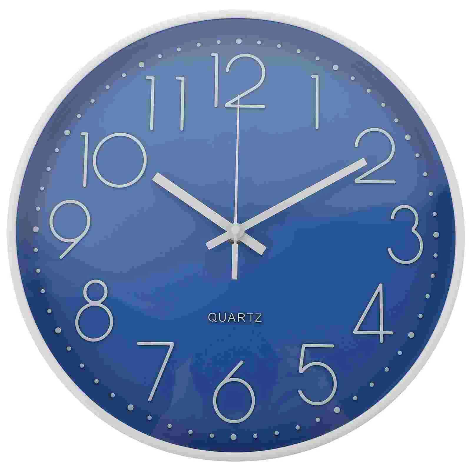 

Creative Mute Wall Clock Modern Style Clock Living Room Decor Battery Powered