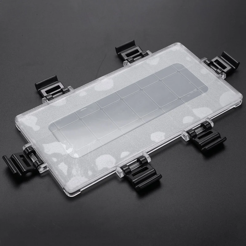 

24-Well Airtight Leak Watercolor Paint Palette Box for Watercolors Half Pans, Acrylic, Gouache and Oil Paint