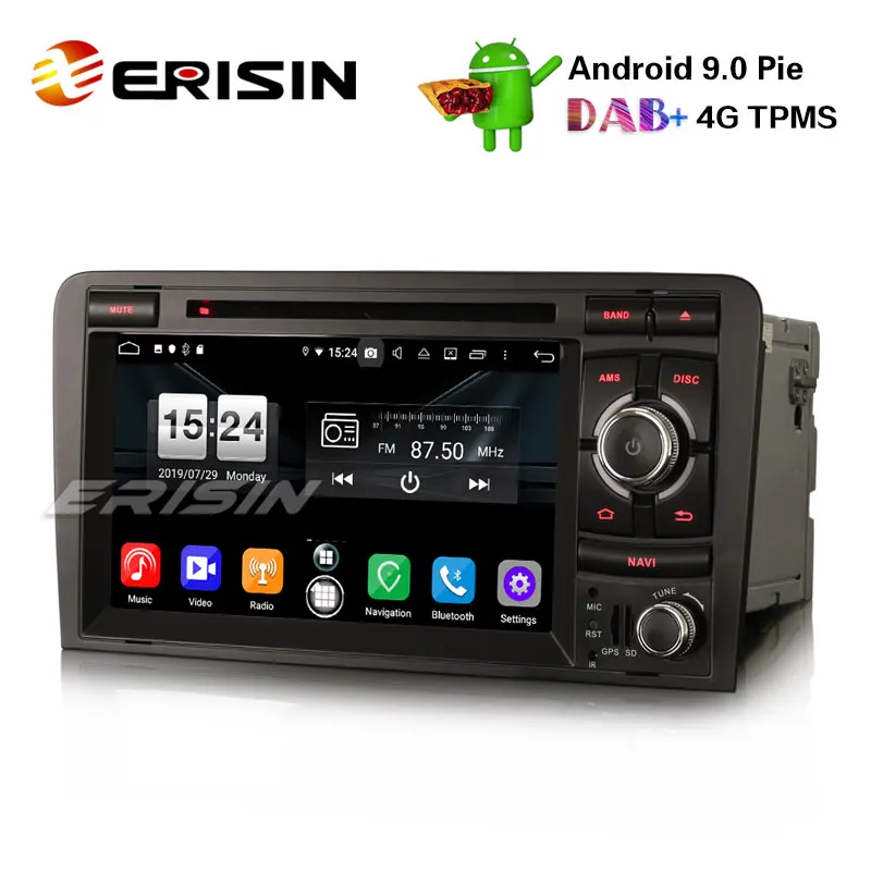 Erisin ES7737A 7 &quotAndroid 9 0 DAB + автомобильный DVD GPS TPMS DVR DVB-T/T2 SWC 4G Wifi для AUDI A3 S3 RS3 | Автомобили