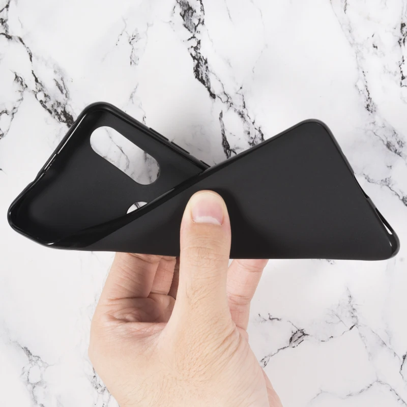 Black Soft Silicone Чехол для телефона из искусственной кожи с текстурой под дерево для Motorola Moto One Vision, чехол-книжка с откидной крышкой, чехол-кошелек в деловом стиле, мягкий силиконовый чехол на заднюю панель - Цвет: Black Soft Silicone
