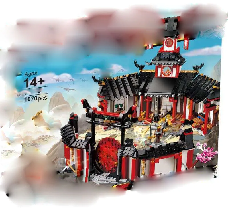

New 1070pcs movie series compatible with monastery compatible toy building blocksToy For children Gifts