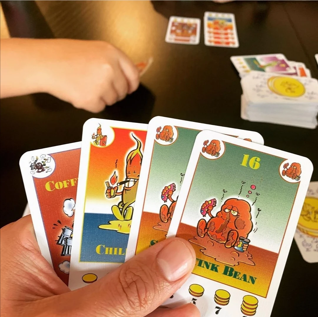 

New Bohnanza Board Game Newest Version For 2-7 Playing Card Game For Kids Party Game Send English Instructions Funny Game