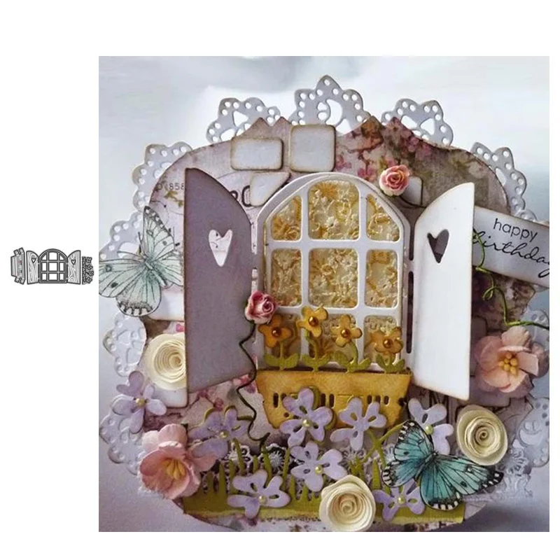 Металлические Вырубные штампы для скрапбукинга JC Love в виде цветов шаблон