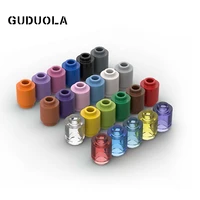 guduola brick 1x1 round with open stud 3062b small particle moc assembly building block toys parts educational toys 130pcslot