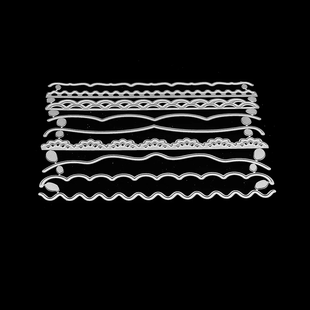 Волнистый кружевной металлический резчик из углеродистой стали волновой