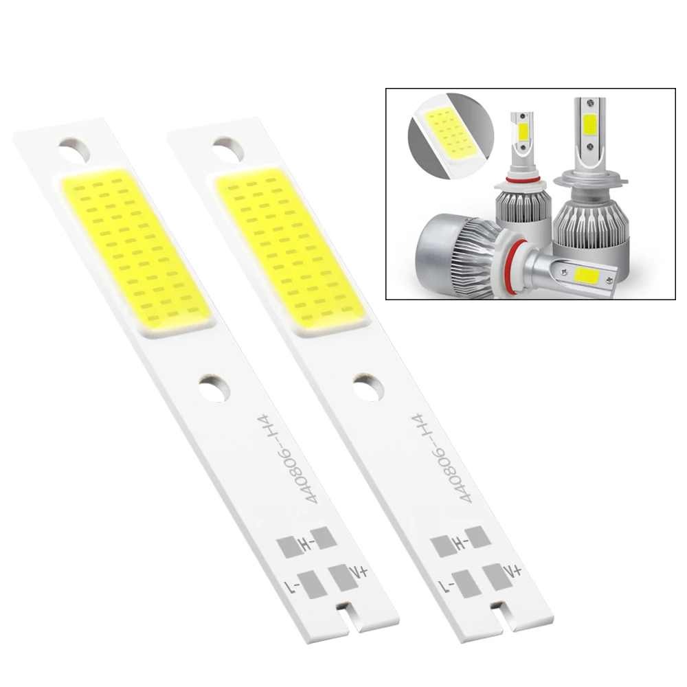 C6 на основе технологии COB светодиодный головной светильник лампы для H1 H4 H7 HB3 HB4 880