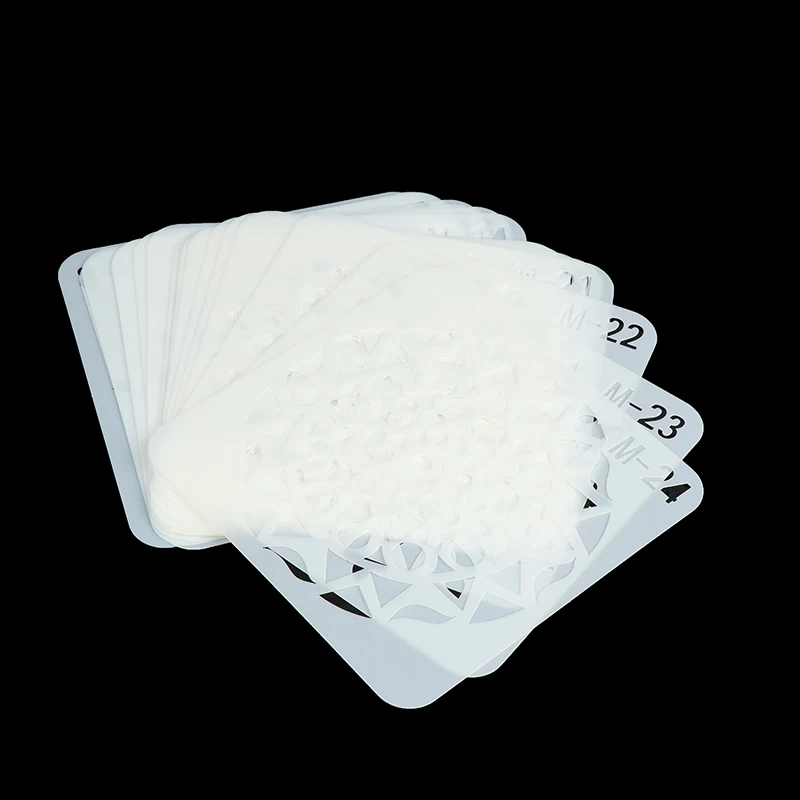 24 шт. Мандала трафареты для картин DIY Рисунок Скрап Плитки ткани искусства