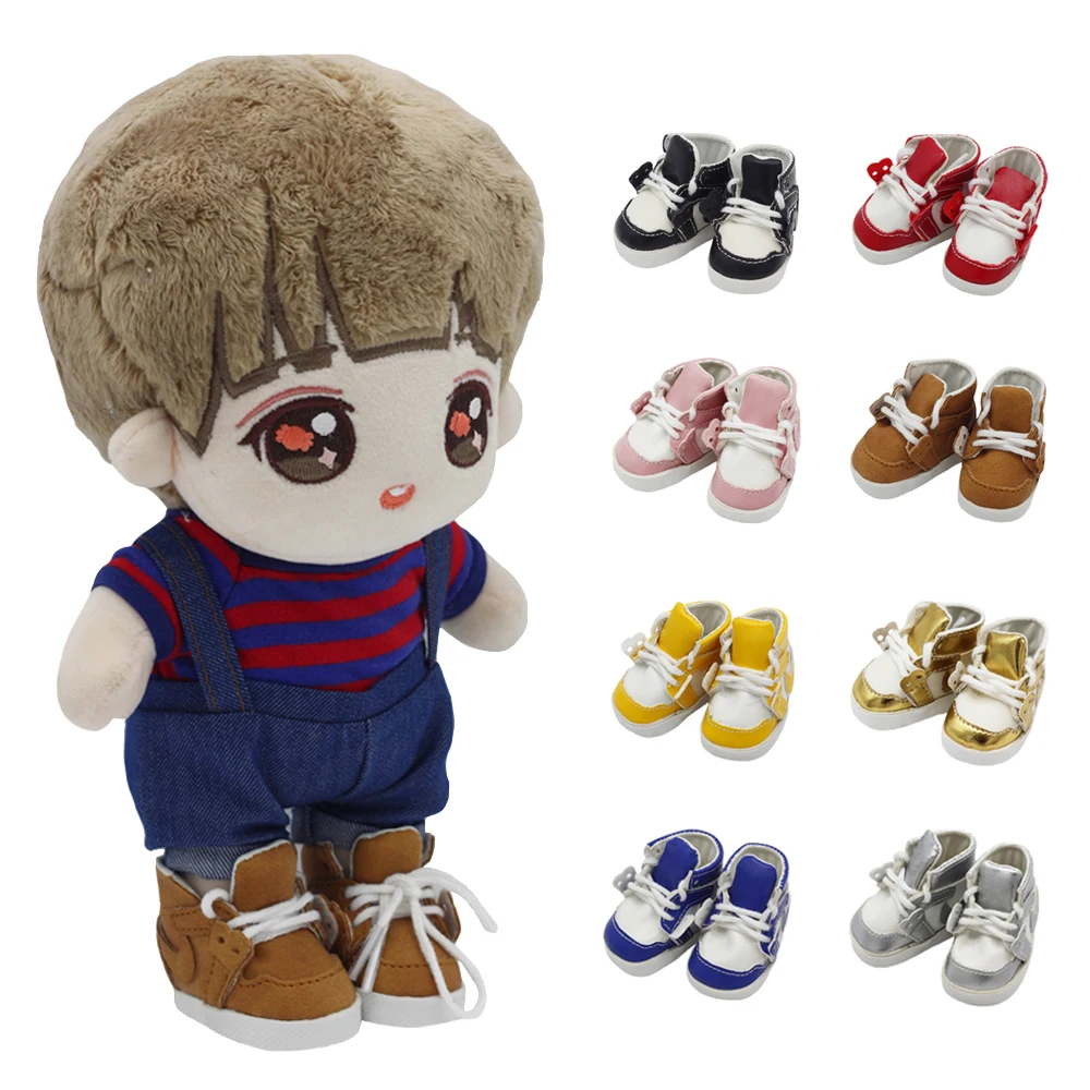 

5*2.8cm Mini Cute Sports Doll Shoes for 14.5-Inch Girl Doll and 20cm Plush EXO Doll Birthday for Kids Shoes Toy Accessories