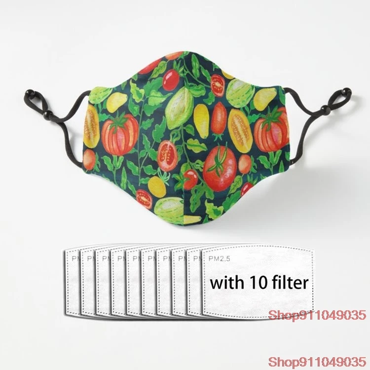 

Home Grown Tomatoes Face Mask Industrial 3Ply Ear Loop Adult Filter Hygiene Thicken Adult's Face Mouth Mask