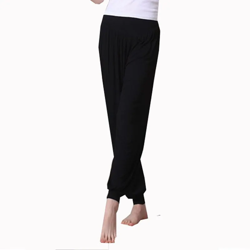 

Yoga Pants Women Plus Size Colorful Bloomers Dance Yoga TaiChi Full Length Pants Smooth No Shrink Antistatic Pants