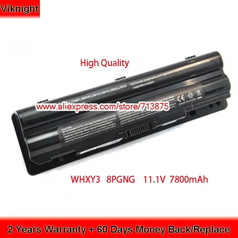 Новый аккумулятор 11 1 В 7800 мАч R4CN5 R795X WHXY3 8PGNG для Dell XPS 15 15D 17 3D 701X 312 1123 1127 JHPHE P09E001