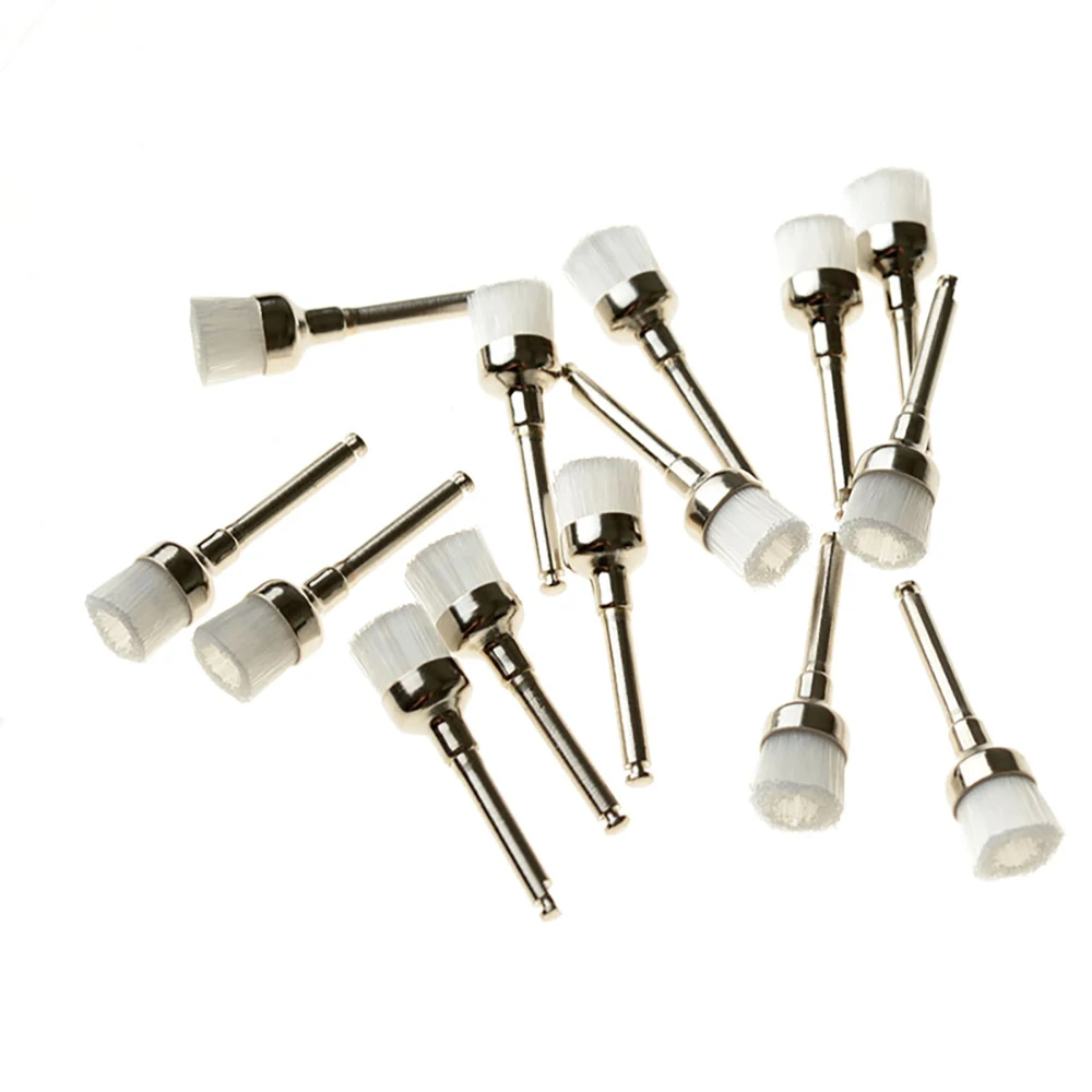 100 шт./кор. AZDENT зубные нейлоновое полировочное кисти миска/плоский Форма защелка